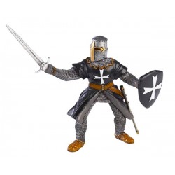 HOSPITALLER  KNIGHT  WITH SWORD BLACK